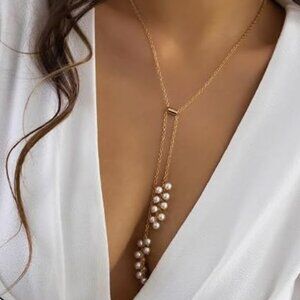 Pearl Gold Layered Necklace